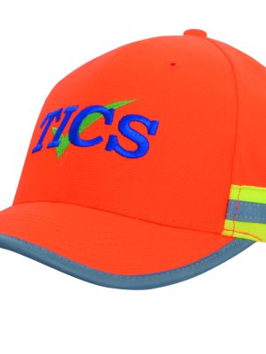 Luminescent Safety Cap with 2 Tone Reflective