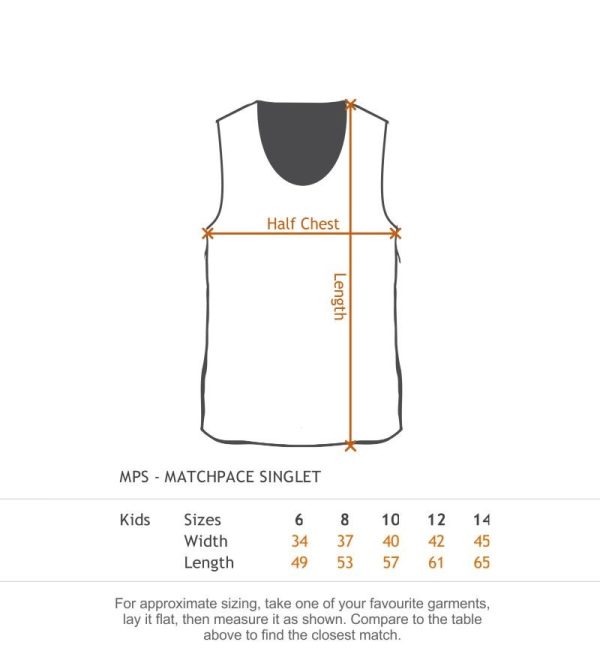 Matchpace Singlet - Kids