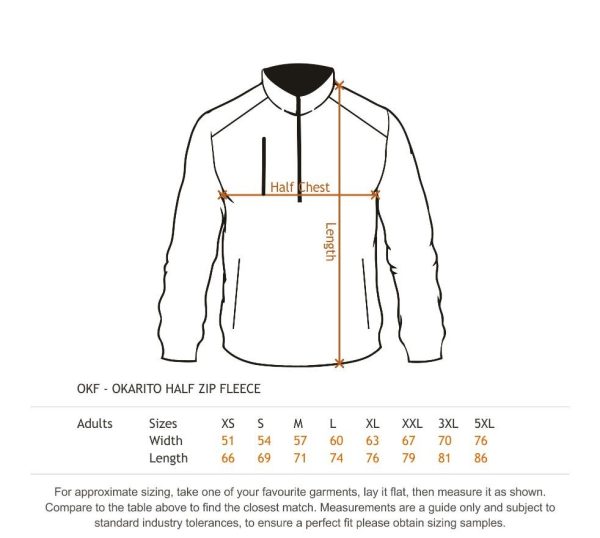 Okarito Half Zip Fleece