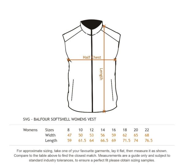 Balfour Softshell Vest - Womens