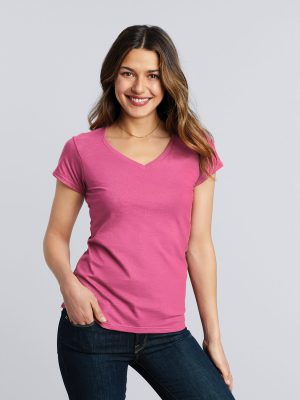 Gildan Softstyle Ladies V-Neck T-Shirt