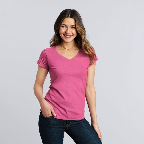 Gildan Softstyle Ladies V-Neck T-Shirt