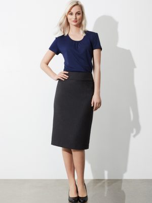 Womens Classic Below Knee Skirt