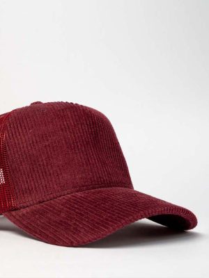 U21512 UFlex Adults Cord Trucker Snapback