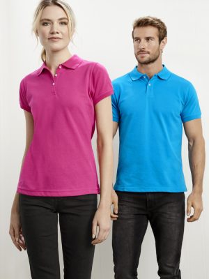 Womens Neon Short Sleeve Polo