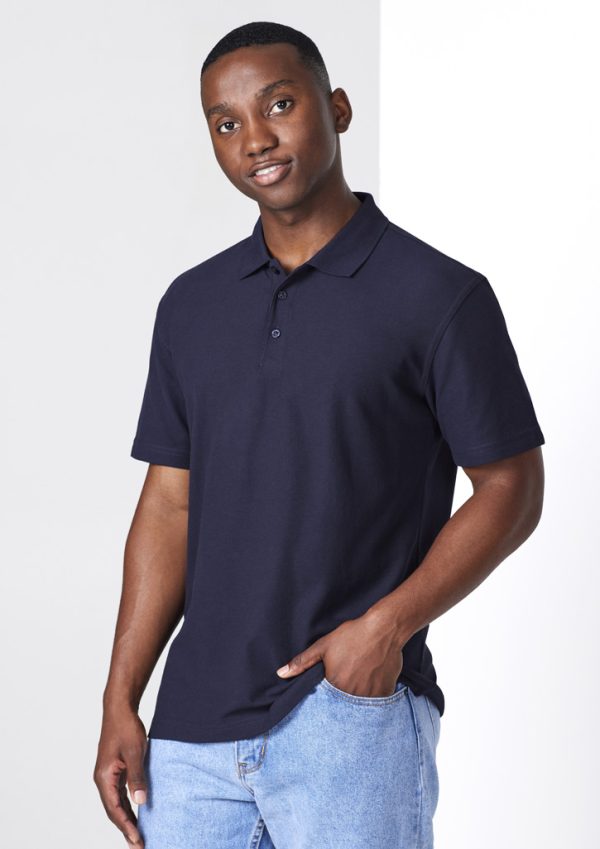 Mens Crew Short Sleeve Polo