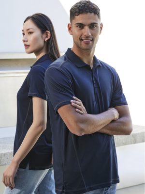Mens Dart Short Sleeve Polo