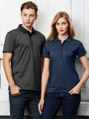 Womens Shadow Short Sleeve Polo