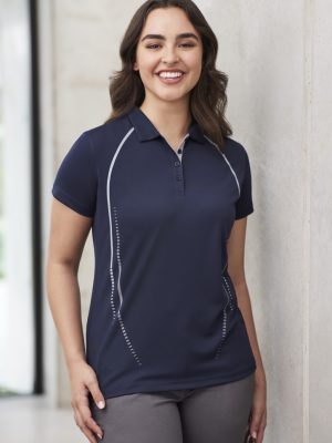 Womens Cyber Short Sleeve Polo