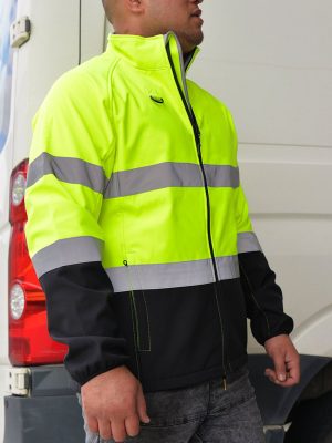 Work-Guard Printable D/N Safety Softshell Jacket