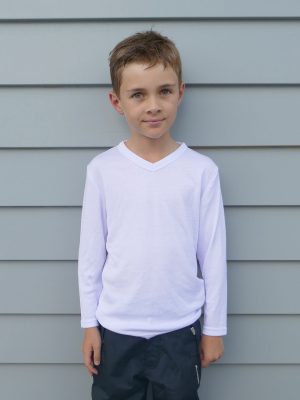 Work-Guard Youth Longsleeve V-Neck Thermal