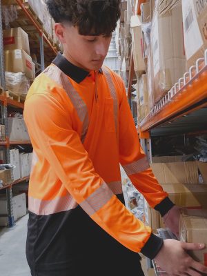 Work-Guard Recycled Hi Vis Long Sleeve Day/Night P