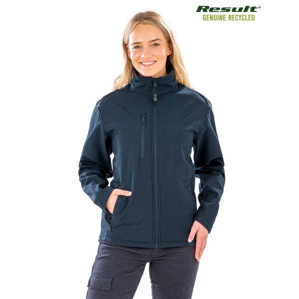 Result Ladies Printable Recycled 3-Layer Softshell