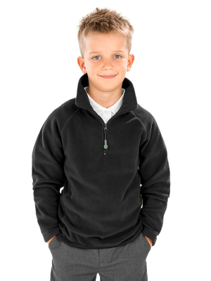 Result Recycled PET Youth Qtr.Zip Fleece Top