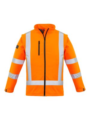 Womens Hi Vis NSW Rail X Back 2 In 1 Softshell Jac