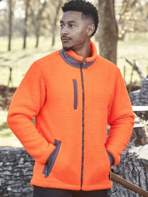 Unisex Streetworx Full Zip Sherpa Fleece