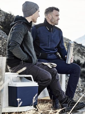 Unisex Streetworx Reinforced Knit 1/2 Zip Pullover