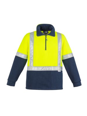 Unisex Hi Vis Polar Fleece Pullover - Shoulder Tap