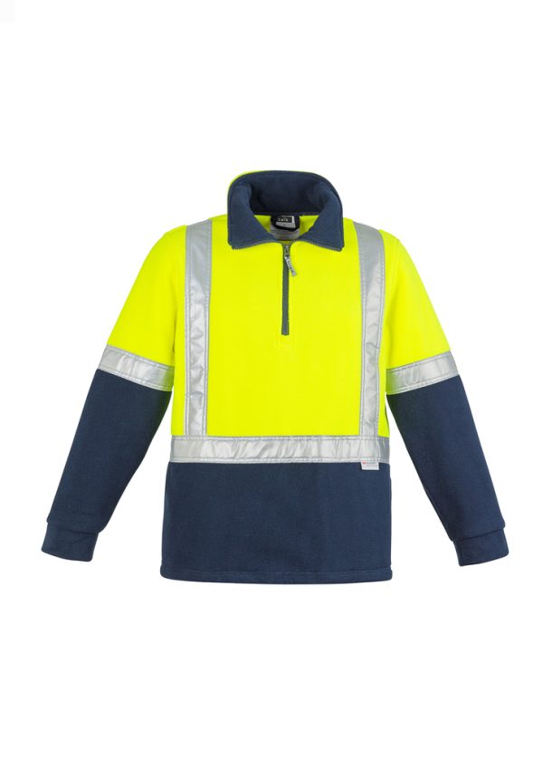 Unisex Hi Vis Polar Fleece Pullover - Shoulder Tap