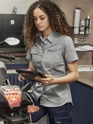 Womens Lightweight Tradie Short Sleeve Shirt