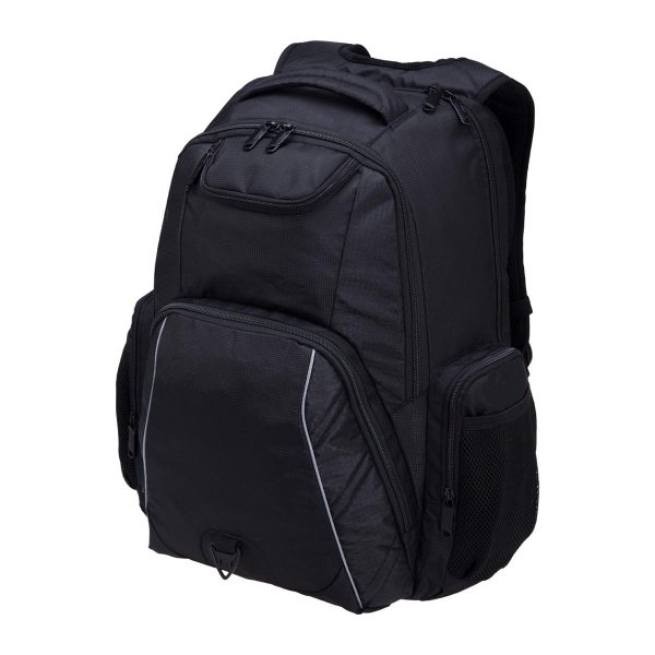 FORTRESS LAPTOP BACKPACK-BLACK