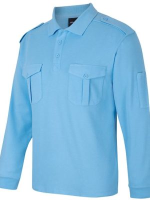 JB's L/S 250 EPAULETTE POLO