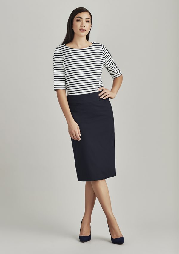 Womens Comfort Wool Stretch Relaxed Fit Lined Skir