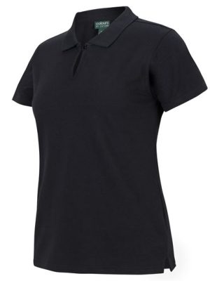 C of C LADIES COTTON S/S STRETCH POLO