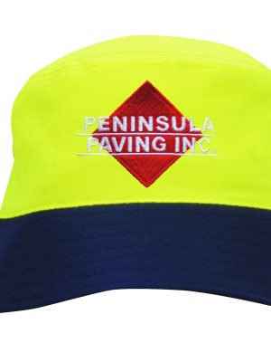 Breathable Poly Twill Safety Bucket Hat