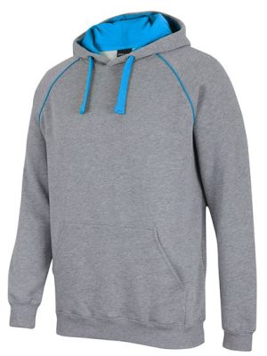 JB's CONTRAST FLEECY HOODIE