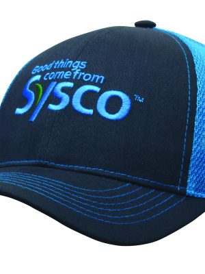 Brushed Cotton/Mesh Back Two-Tone Cap