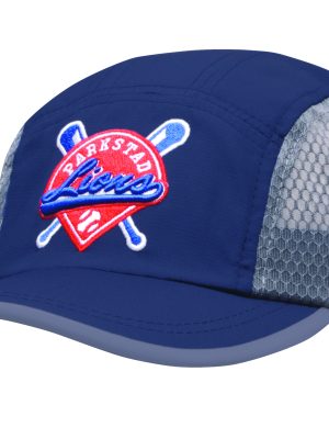 Sports Rip Stop Cap with Mesh Side Panels