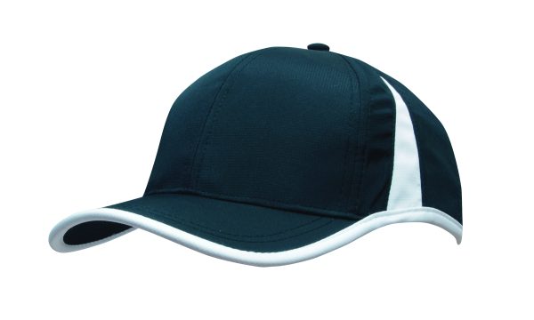 Sports Rip Stop Cap with Contrast Peak & Crown Ins