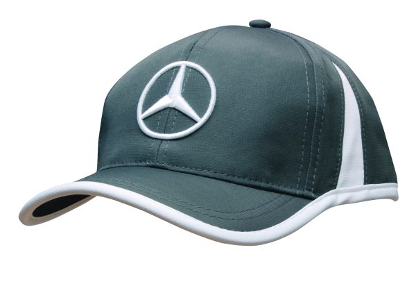 Sports Rip Stop Cap with Contrast Peak & Crown Ins