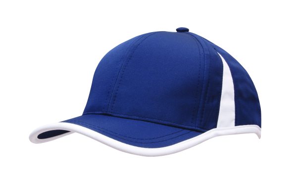 Sports Rip Stop Cap with Contrast Peak & Crown Ins