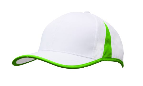 Sports Rip Stop Cap with Contrast Peak & Crown Ins