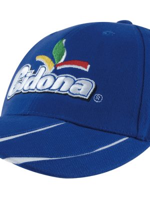 Brushed Heavy Cotton Cap with Laminated Two-Tone P