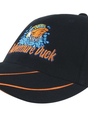 Brushed Heavy Cotton Cap with Hi-Vis Laminated Two