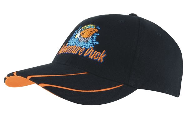 Brushed Heavy Cotton Cap with Hi-Vis Laminated Two
