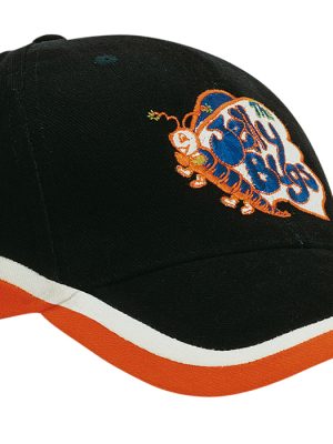 Brushed Heavy Cotton Tri-Coloured Cap
