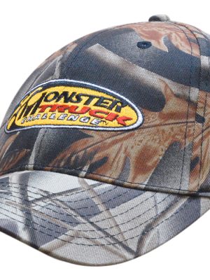 Leaf Print Camouflage Cotton Twill Cap
