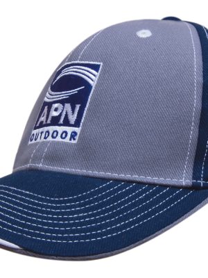 Brushed Heavy Cotton Two Tone Cap with Contrasting