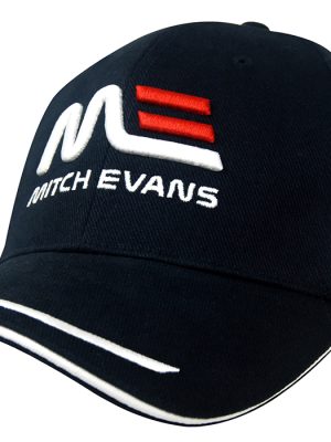 Brushed Heavy Cotton Cap with Crown Inserts, Peak 