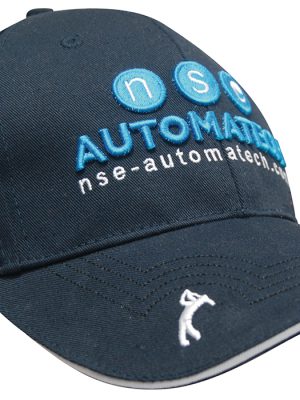 Chino Twill Golf Cap with Peak Embroidery