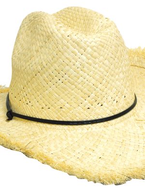 Frayed Edge Cowboy Straw Hat