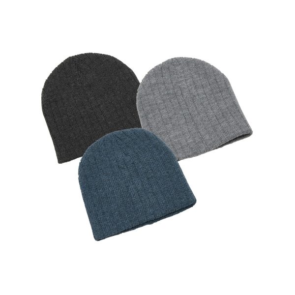 Heather Cable Knit Beanie