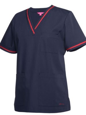 JB's CONTRAST LADIES SCRUBS TOP