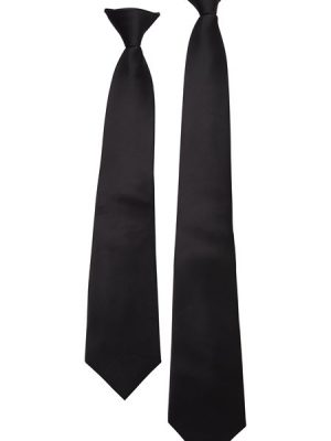 JB's CLIP ON TIE (5PCK) BLCK   S