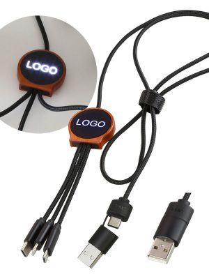 5 IN 1 LED CABLE RPET (MOQ 100)