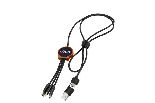 5 IN 1 LED CABLE RPET (MOQ 100)